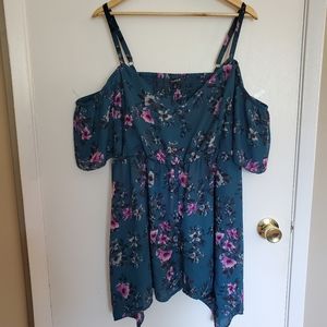 Torrid | Floral Cold Shoulder top
